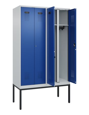 C+P Schwarz-Weiß-Spind Evolo PLUS