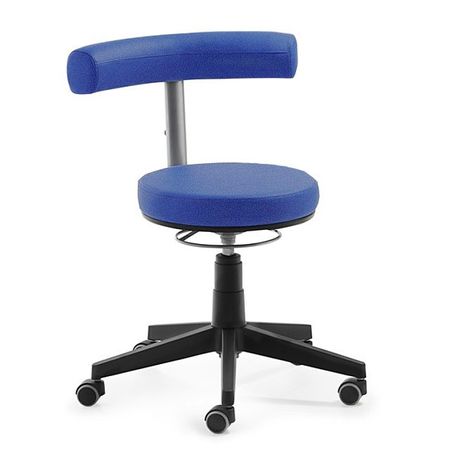 Orthopädischer Funktionsdrehstuhl mit 3-D-Sitzkomfort BLAU