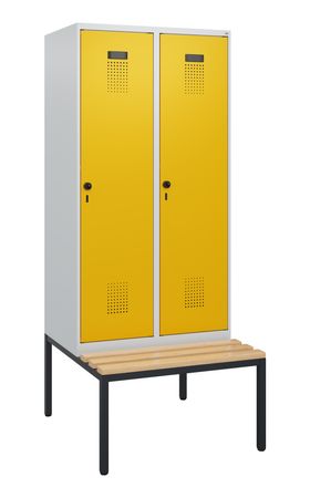 C+P Spind Evolo PLUS Bank 2 Abteile 1950x800x81