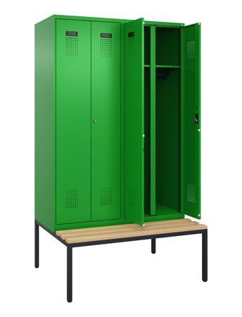 C+P Schwarz-Weiß-Spind Evolo PLUS