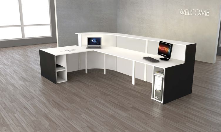 Salontheke Laden ThekeBar Rezeption Thekenelement  Empfangstheken Ladenausstattung