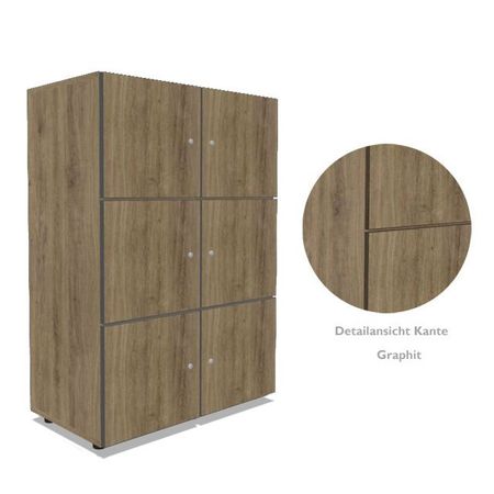 Kleinfachschrank Wertfachschrank Schließfachschrank Schule Büro Hotel Abteilschrank Fächerschrank