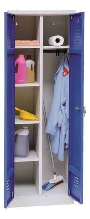 Putzmittelschrank Universalschrank Mehrzweckschrank Spind mit Abteilen