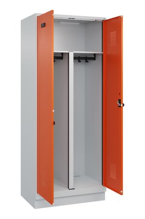 C+P PSA Schwarz-Weiß-Spind Evolo PLUS