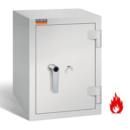 Feuerschutztresor 67x48x45 | LFS 60P und Klasse 1 Lichtgrau