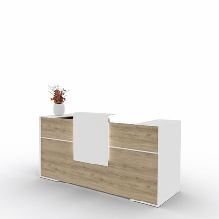 Empfangstresen Empfangstheke Leo Rezeption Anmeldung Counter Holztheke