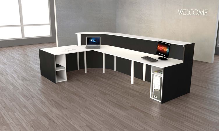 Salontheke Laden ThekeBar Rezeption Thekenelement  Empfangstheken Ladenausstattung