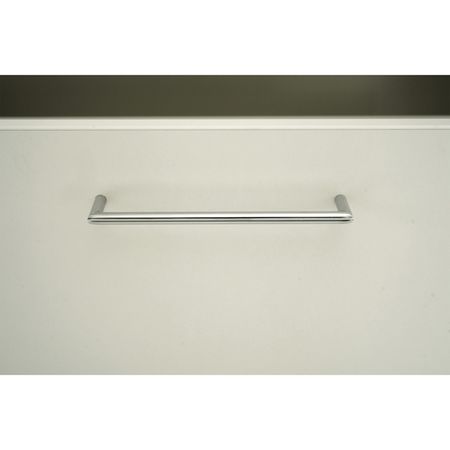 Chromgriff Schublade Sideboard Aktenschrank Büroschrank Kommode weiß Schubfach