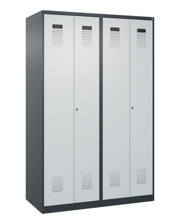 C+P PSA Schwarz-Weiß-Spind Evolo PLUS
