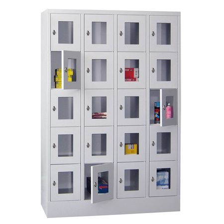 wertfach-schrank sichtfenster acrylglas glastür-en spindschrank fächer-schrank metall-schrank schließfach-spind schließfächer