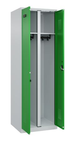 C+P Schwarz-Weiß-Spind Evolo PLUS