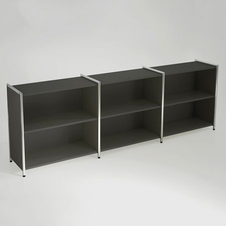 sideboard fächerregal aktenregal lowboard bücherregal kommode büroregal homeoffice anthrazit