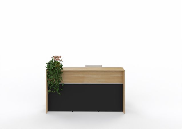 Empfangstheke Entry 1 | 110 x 120/140/160/200 x 80 cm (HxBxT) | diverse Farben 