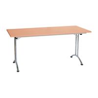 Klapptisch | 140 x 70 | Rundrohrgestell und Sichelfüße | verschiedene Farben