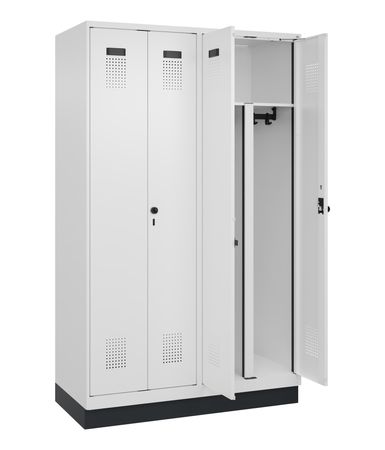 C+P PSA Schwarz-Weiß-Spind Evolo PLUS
