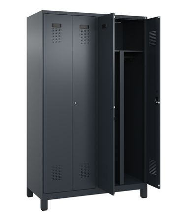 C+P PSA Schwarz-Weiß-Spind Evolo PLUS