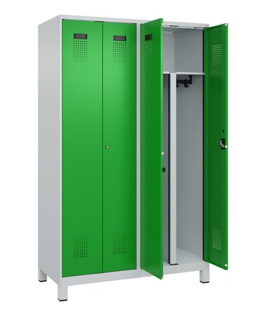 C+P PSA Schwarz-Weiß-Spind Evolo PLUS