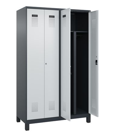 C+P PSA Schwarz-Weiß-Spind Evolo PLUS