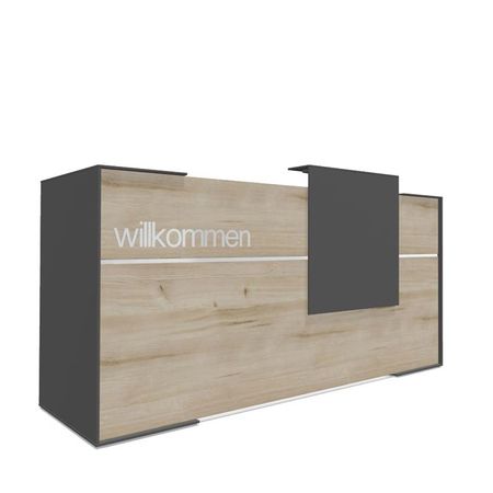 Empfangstresen Empfangstheke Leo Rezeption Anmeldung Counter Holztheke 