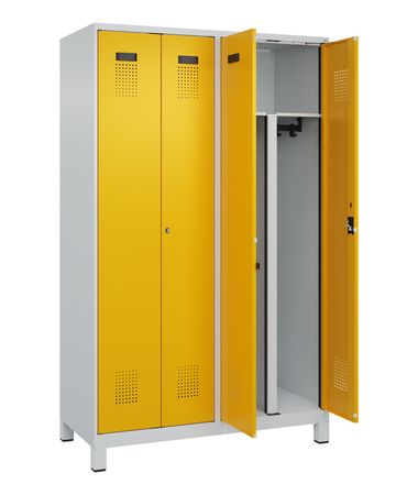 C+P PSA Schwarz-Weiß-Spind Evolo PLUS