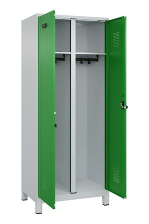 C+P Schwarz-Weiß-Spind Evolo PLUS