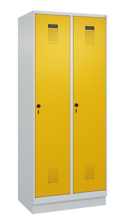 C+P Spind Evolo PLUS mit Sockel 2 Abteile 1950x