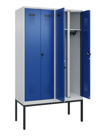 C+P Schwarz-Weiß-Spind Evolo PLUS