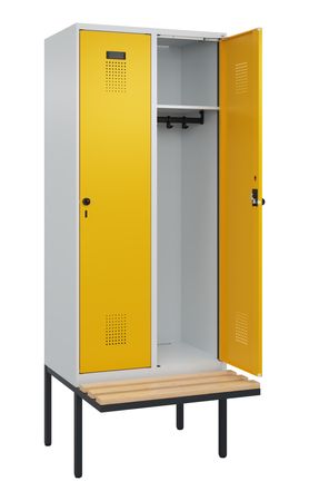 C+P Spind Evolo PLUS Bank 2 Abteile 2120x800x81