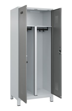 C+P PSA Schwarz-Weiß-Spind Evolo PLUS