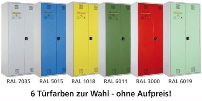 LACONT GEFAHRSTOFFSCHRANK | Chemikalienschrank 2-türig | 95 cm breit