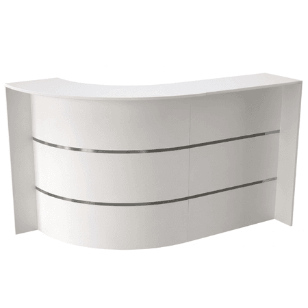 L-Theke Surround komplett weiß | 112 x 175 x 95 cm (HxBxT)