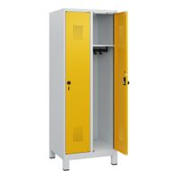 C+P Spind Evolo PLUS, Füße, 2 Abteile, 1630x600x500mm