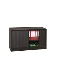 Aktenschrank | Rolladenschrank 75x120x46 SCHWARZ