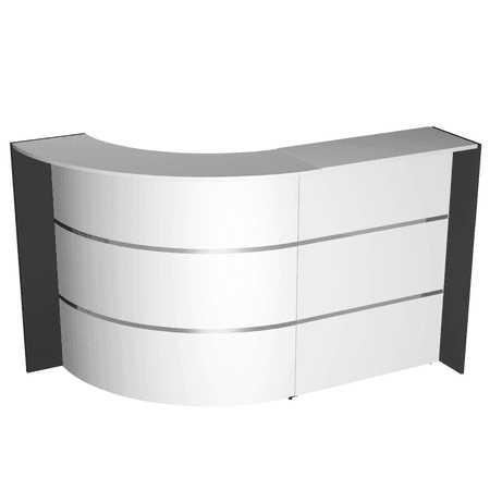 L-Theke Surround weiß | 112 x 175 x 95 cm (HxBxT)