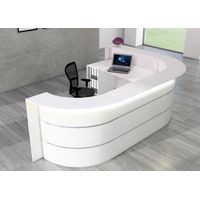 Große L-Theke Surround komplett weiß | 112 x 325 x 232 cm (HxBxT)