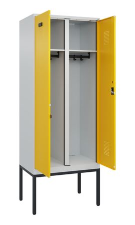 C+P Schwarz-Weiß-Spind Evolo PLUS