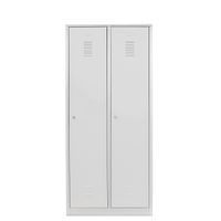 Spind mit 2 Abteilen 180x80x50 GRAU
