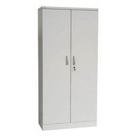 Aktenschrank | Stahlschrank mit Dekortüren 195x92x42 GRAU