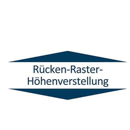 Drehstuhl mit Rücken-Raster-Höhenverstellung