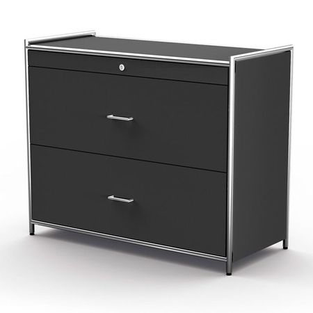 Chromeline Hängeregistraturschrank mit zwei Schubladen | 80 x 100 x 47 cm (HxBxT) | in Anthrazit oder Weiß