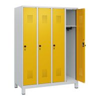 C+P Spind Evolo PLUS, Füße, 4 Abteile, 1630x1200x500mm
