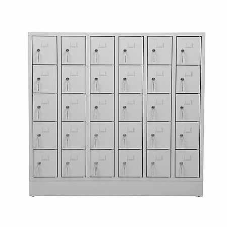 Mini-Schließfächer | Wertfachschrank 30 Abteile (breit) 110x119x15
