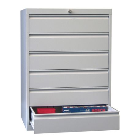 PAVOY Werkzeug-Schubladenschrank mit 6 Schüben - je 15 cm Blendenhöhe | 100 x 71