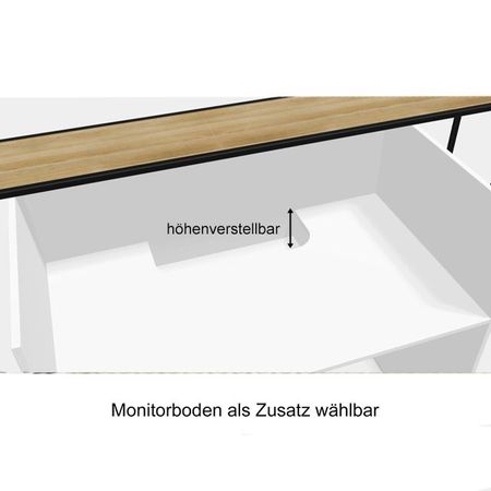 Monitorboden Empfangstheke Empfangstresen
