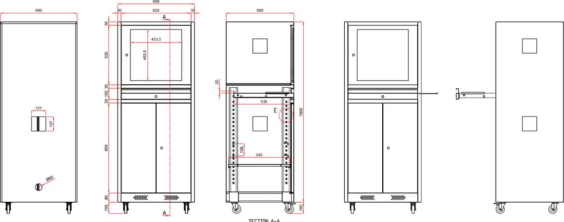 ProduktionsPCSchrank Monitorschrank Produktion