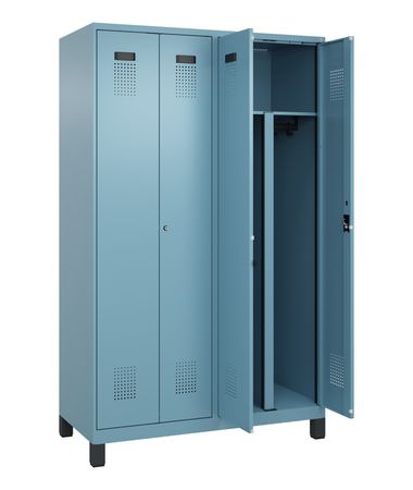 C+P PSA Schwarz-Weiß-Spind Evolo PLUS