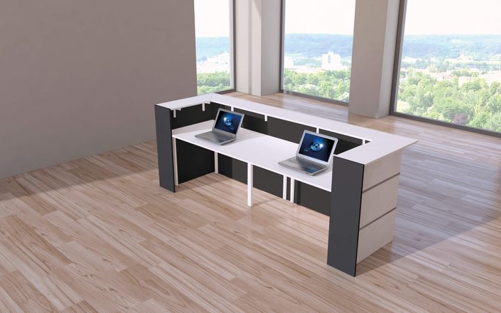 Anmeldung Rezeption Thekenelement  Empfangstheken Ladenausstattung