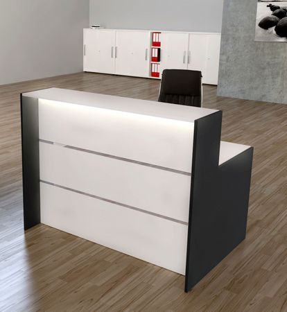 Lineartheke weiß | 112 x 140