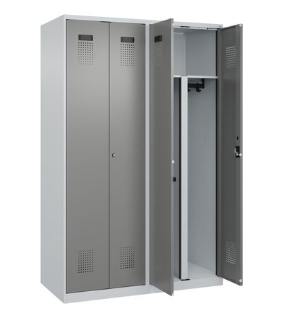 C+P PSA Schwarz-Weiß-Spind Evolo PLUS