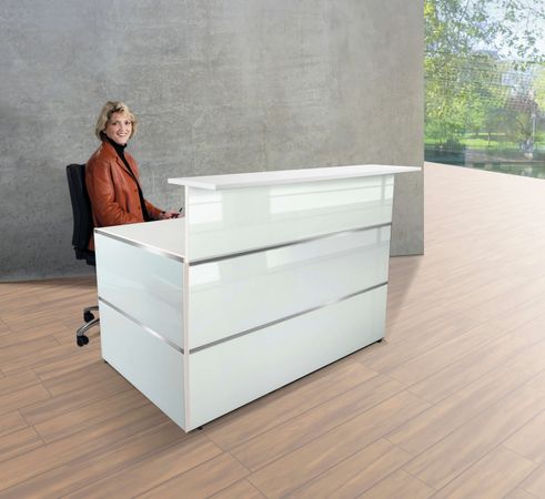 Empfangstresen Rezeptionstisch SEG Sicherheitsglas